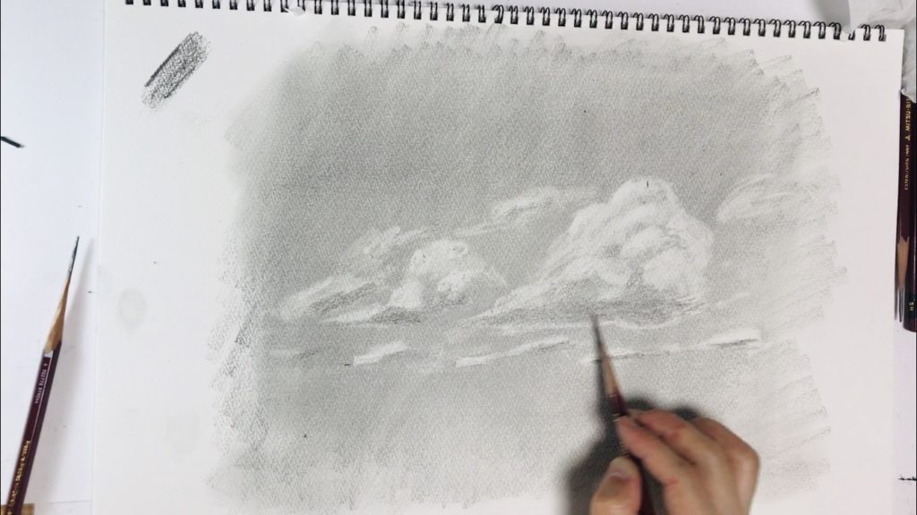 鉛筆で描く雲の描き方 デッサン 動画でわかりやすく解説 アートと日常
